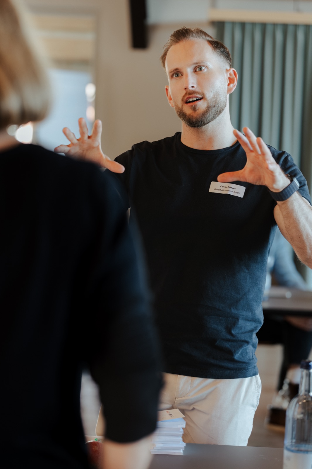 Workshop scene with attendees